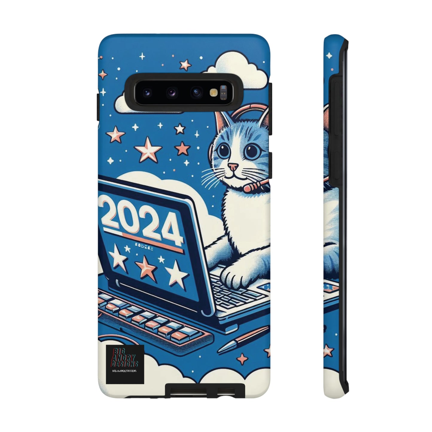 BIGxXxANGRY DESIGNS "2024  Kitty" Protective Phone Case