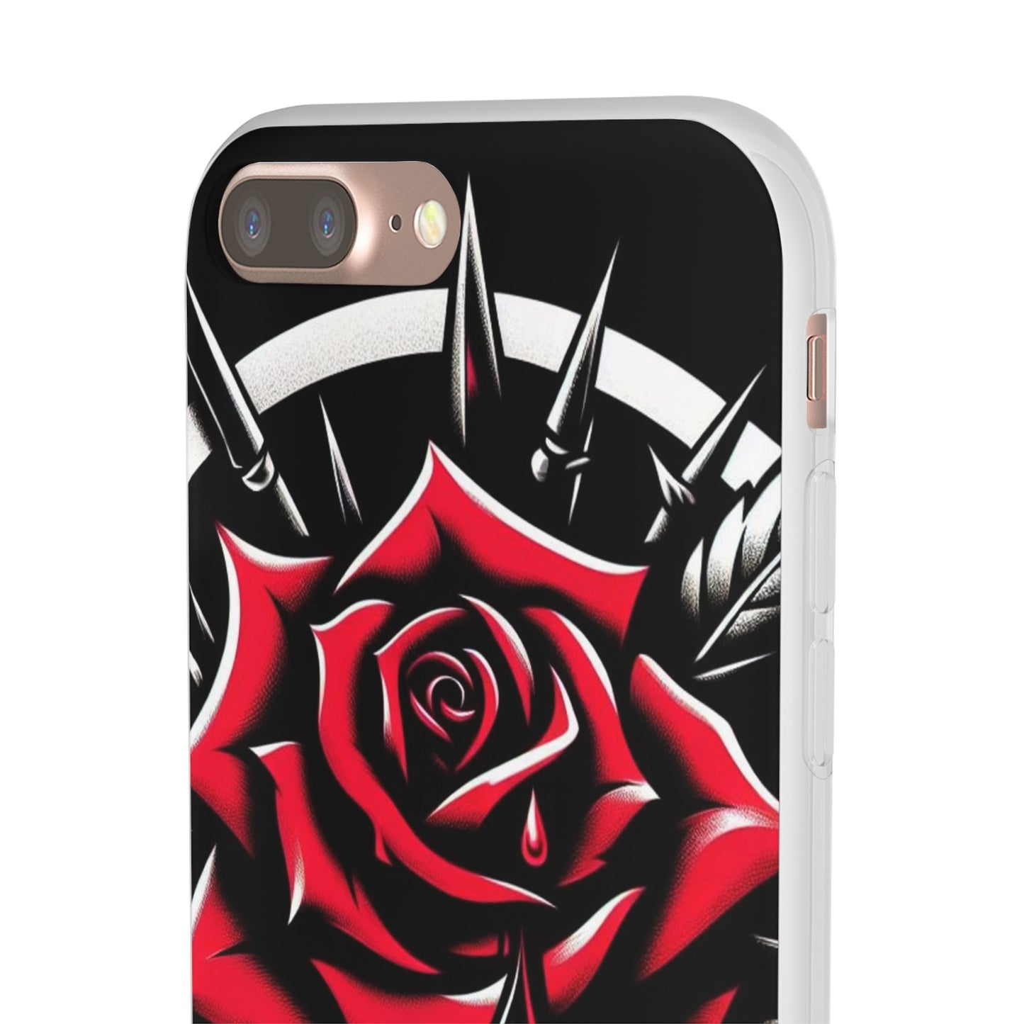 BIGxXxANGRY DESIGNS "Blood Rose" Flex Case