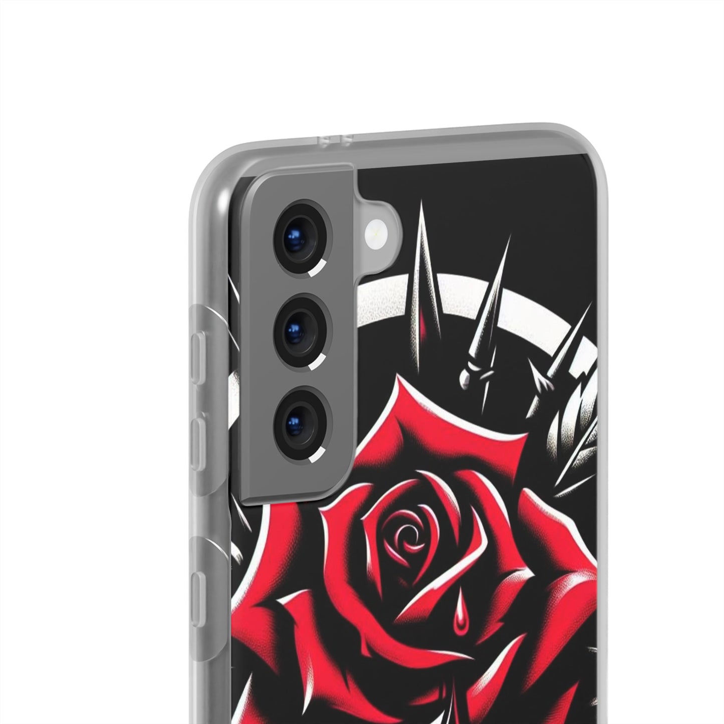 BIGxXxANGRY DESIGNS "Blood Rose" Flex Case