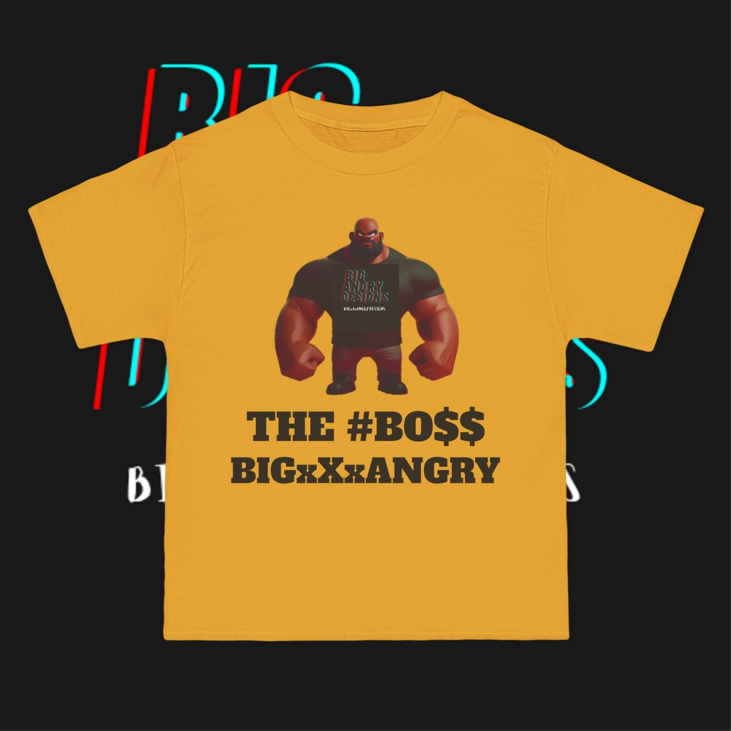 BIGxXxANGRY DESIGNS "THE #BOSS" T-SHIRT