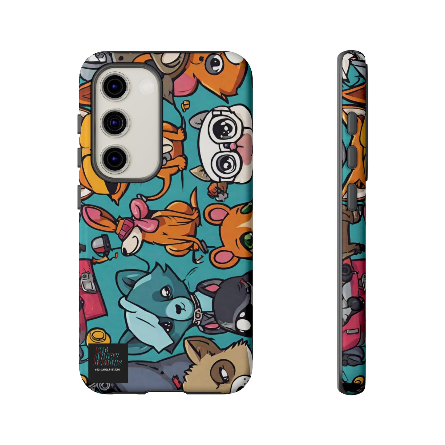 BIGxXxANGRY DESIGNS  "Paw Pals" Protective Phone Case