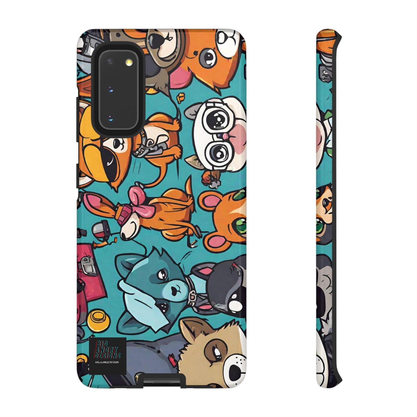 BIGxXxANGRY DESIGNS  "Paw Pals" Protective Phone Case