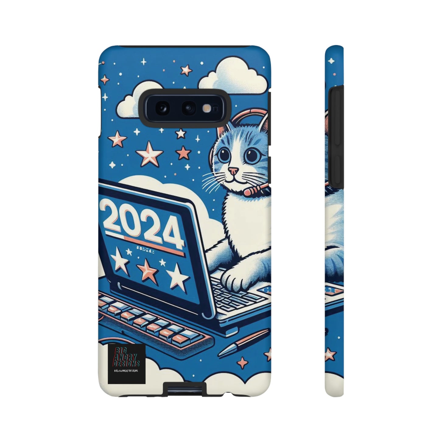 BIGxXxANGRY DESIGNS "2024  Kitty" Protective Phone Case