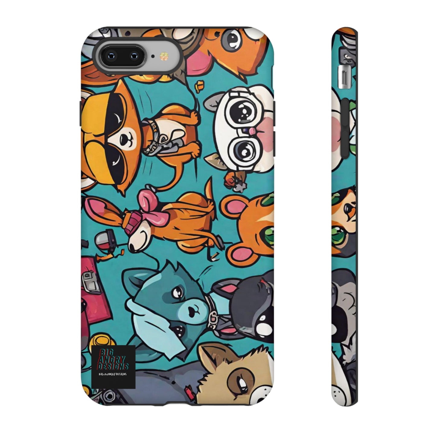 BIGxXxANGRY DESIGNS  "Paw Pals" Protective Phone Case