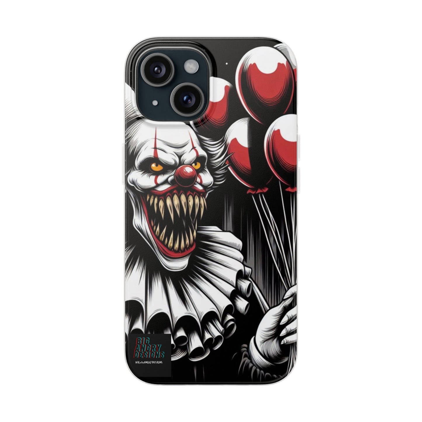 BIGxXxANGRY DESIGNS "BUBBLES THE CLOWN" Flex Case