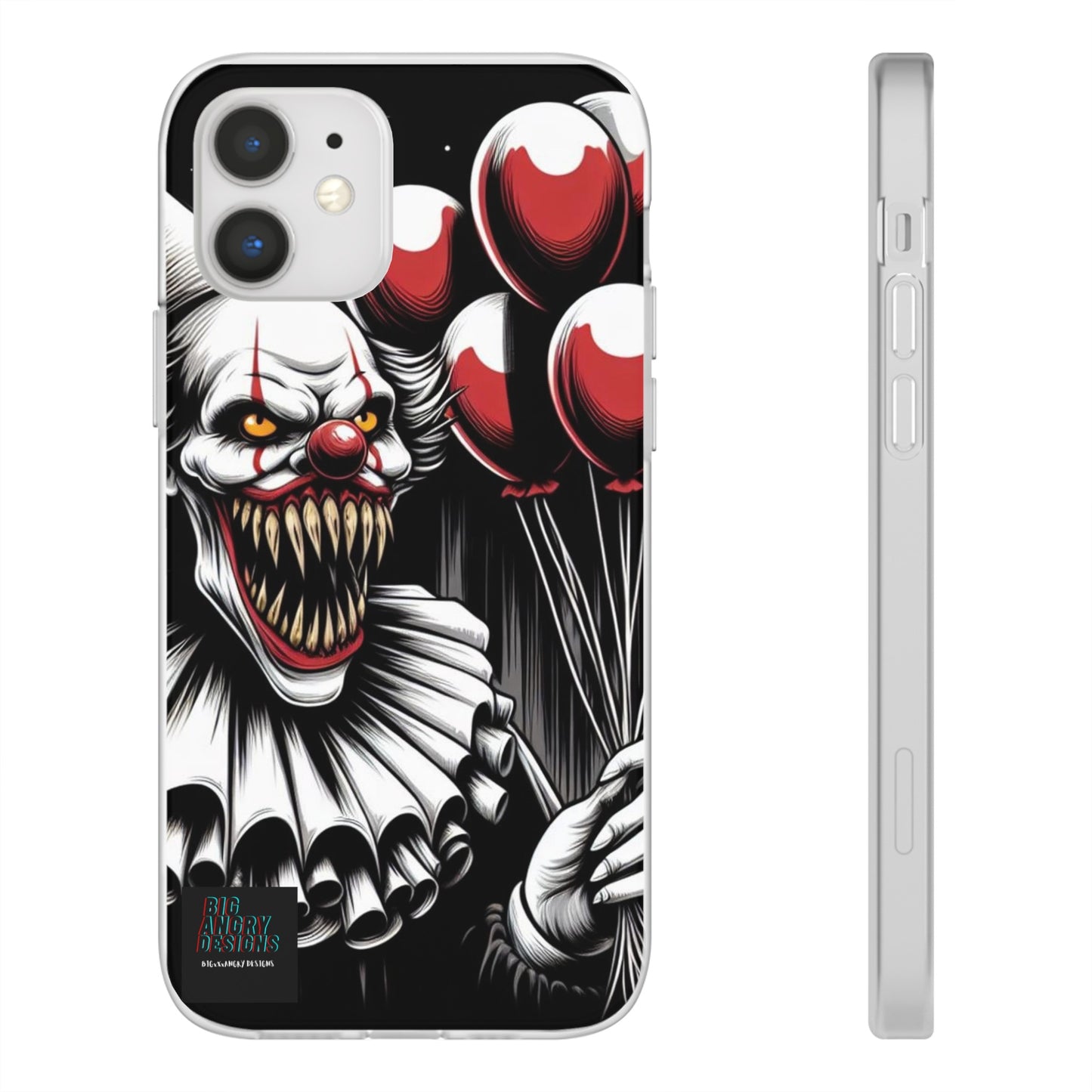 BIGxXxANGRY DESIGNS "BUBBLES THE CLOWN" Flex Case