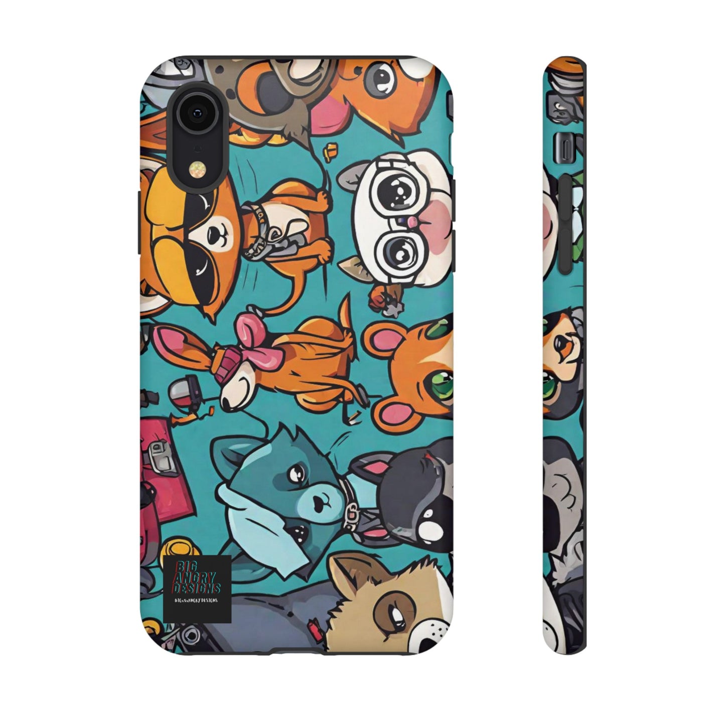 BIGxXxANGRY DESIGNS  "Paw Pals" Protective Phone Case