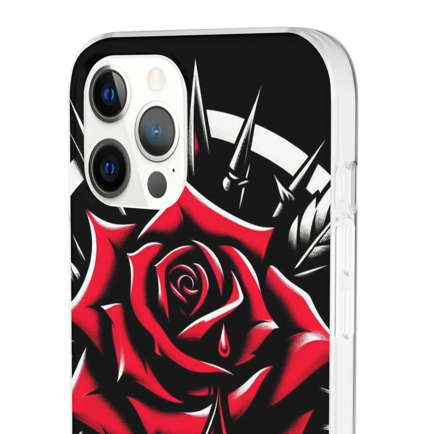 BIGxXxANGRY DESIGNS "Blood Rose" Flex Case