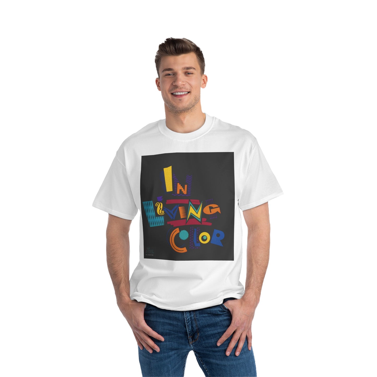 BIGxXxANGRY DESIGNS "IN LIVING COLOR" T-SHIRT