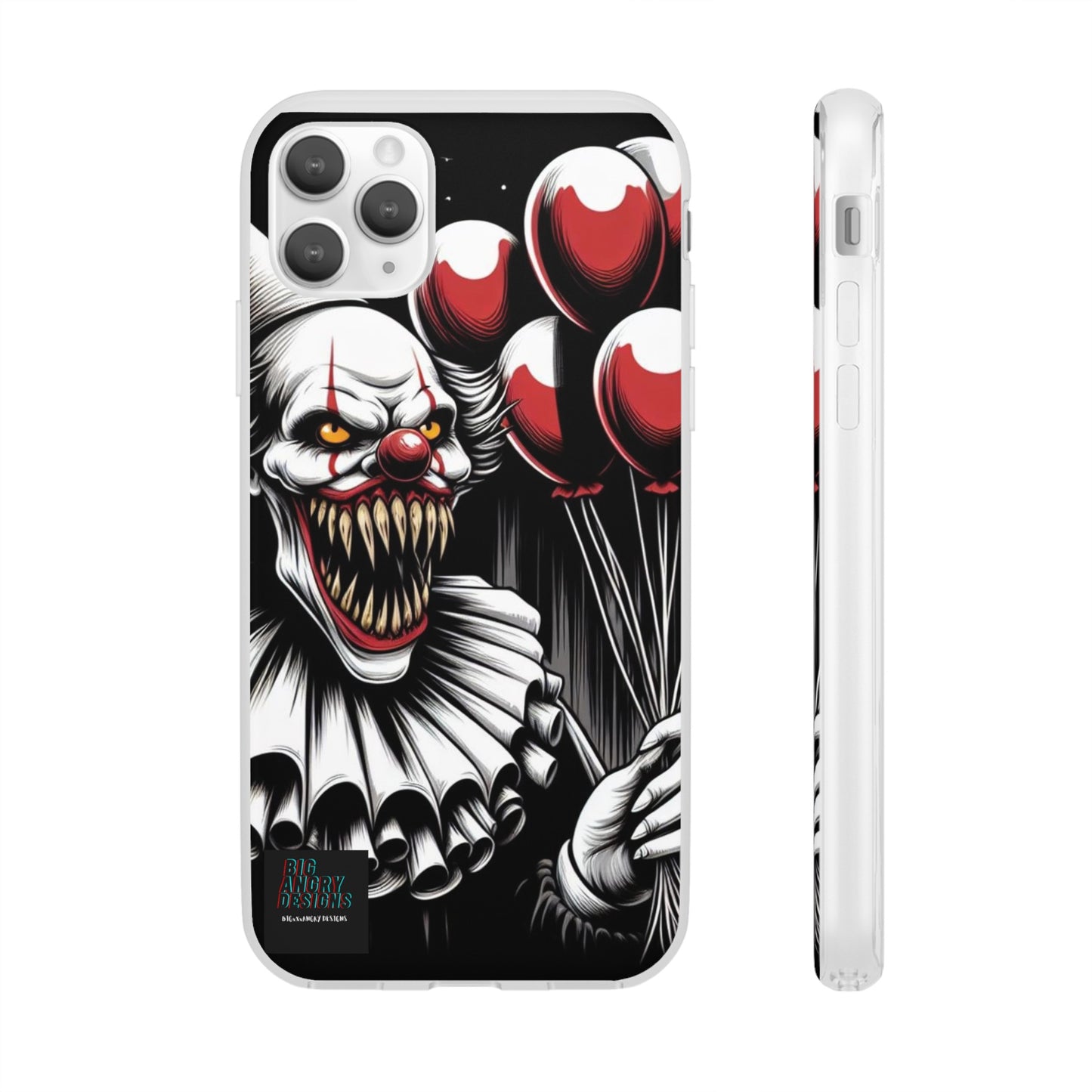 BIGxXxANGRY DESIGNS "BUBBLES THE CLOWN" Flex Case