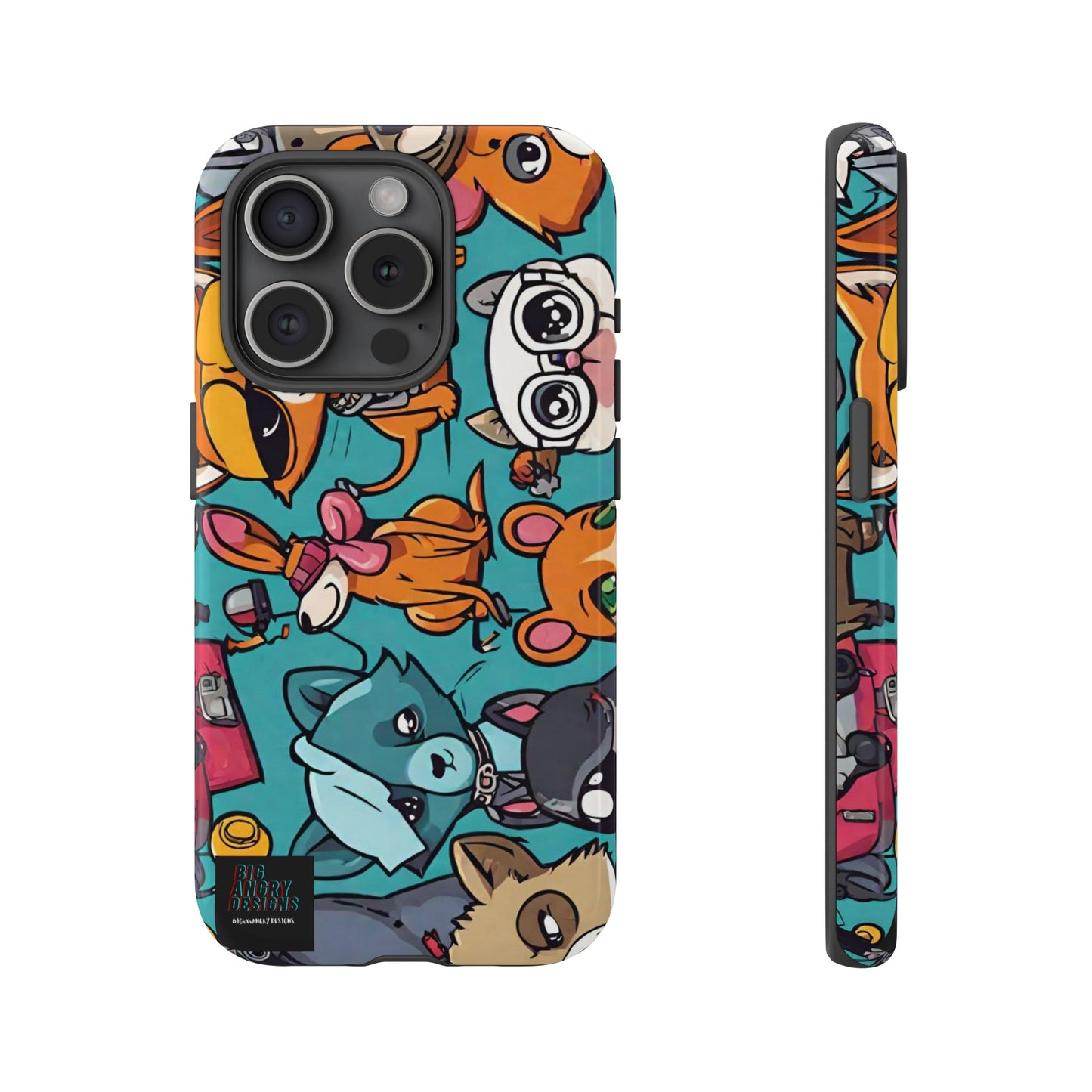 BIGxXxANGRY DESIGNS  "Paw Pals" Protective Phone Case